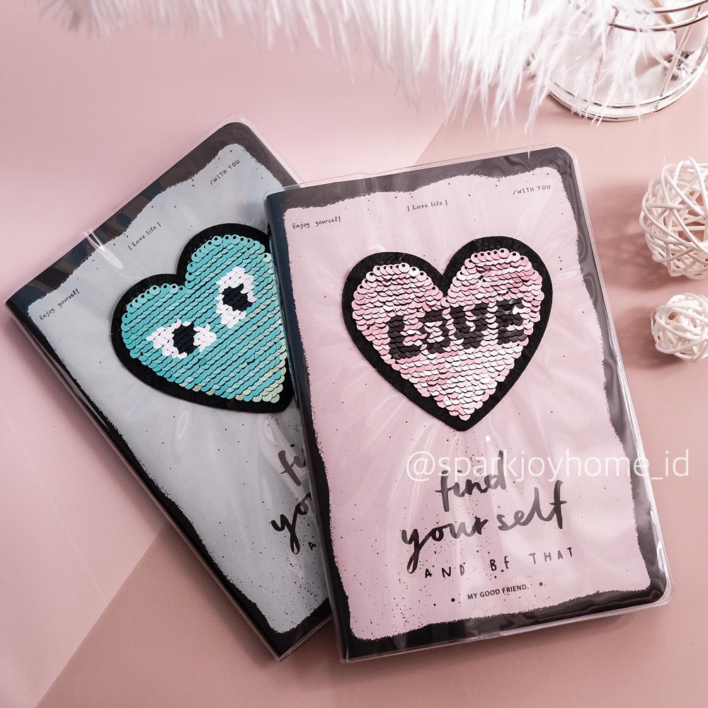 

Buku Diary notes notebook catatan kegiatan buku tulis jurnal agenda binder korean design stationery