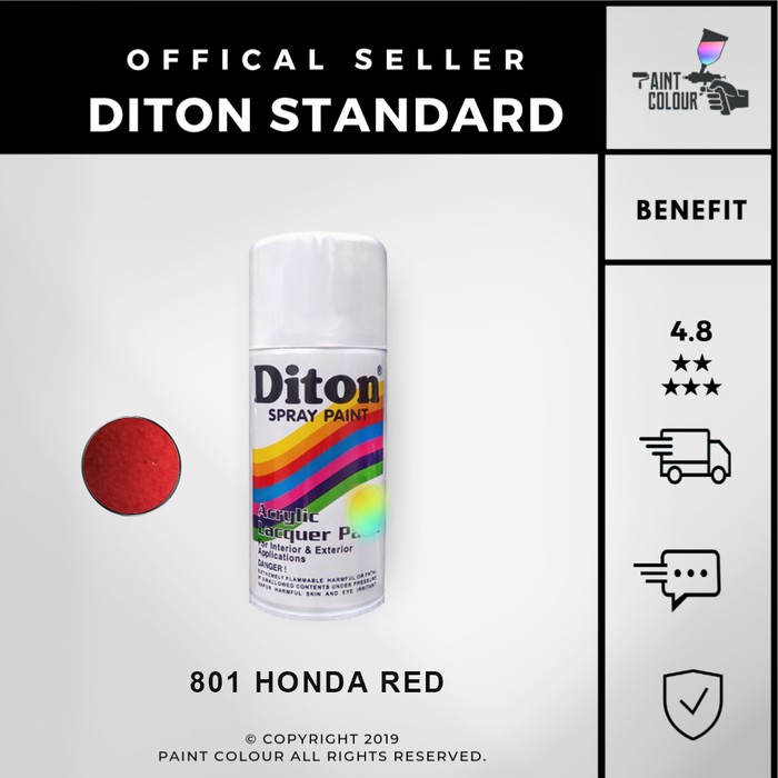 Diton 801 Honda Red Cat Semprot/Pylox/Samurai Motor/Helm/Gundam