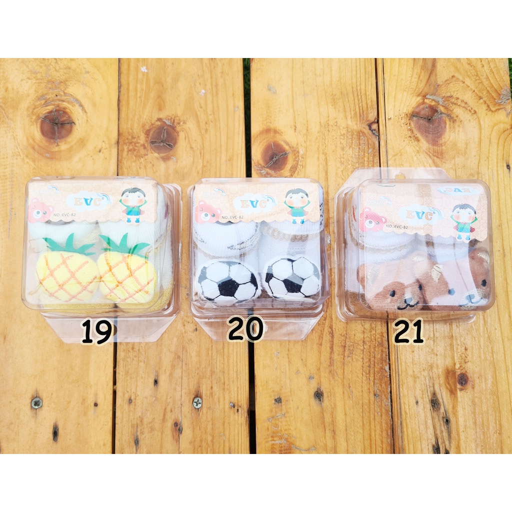 [C-006] Kaos Kaki Karakter/Kaos kaki Bayi (0-3m) lembut