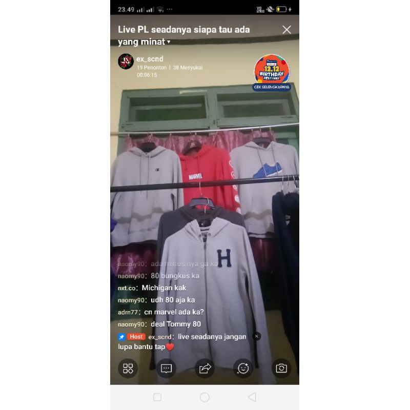 nota live hoodie tomy hilfiger