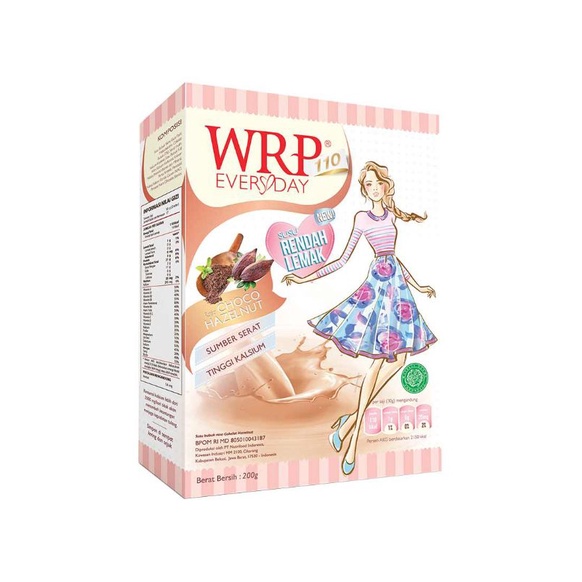 

Wrp Everyday Low Fat Milk Choco Hazelnut 200G