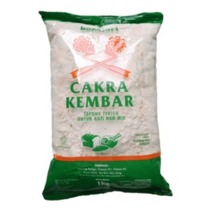 

Tepung terigu cakra kembar 1kg