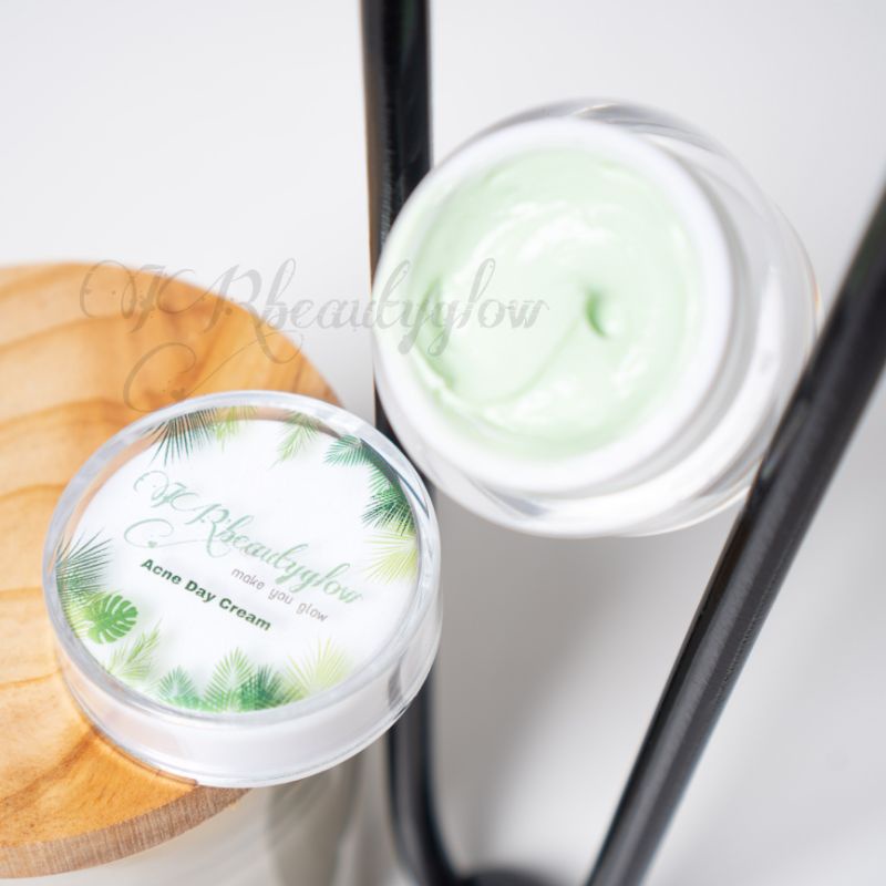 Irbeautyglow acne day cream, cream siang untuk kulit berjerawat