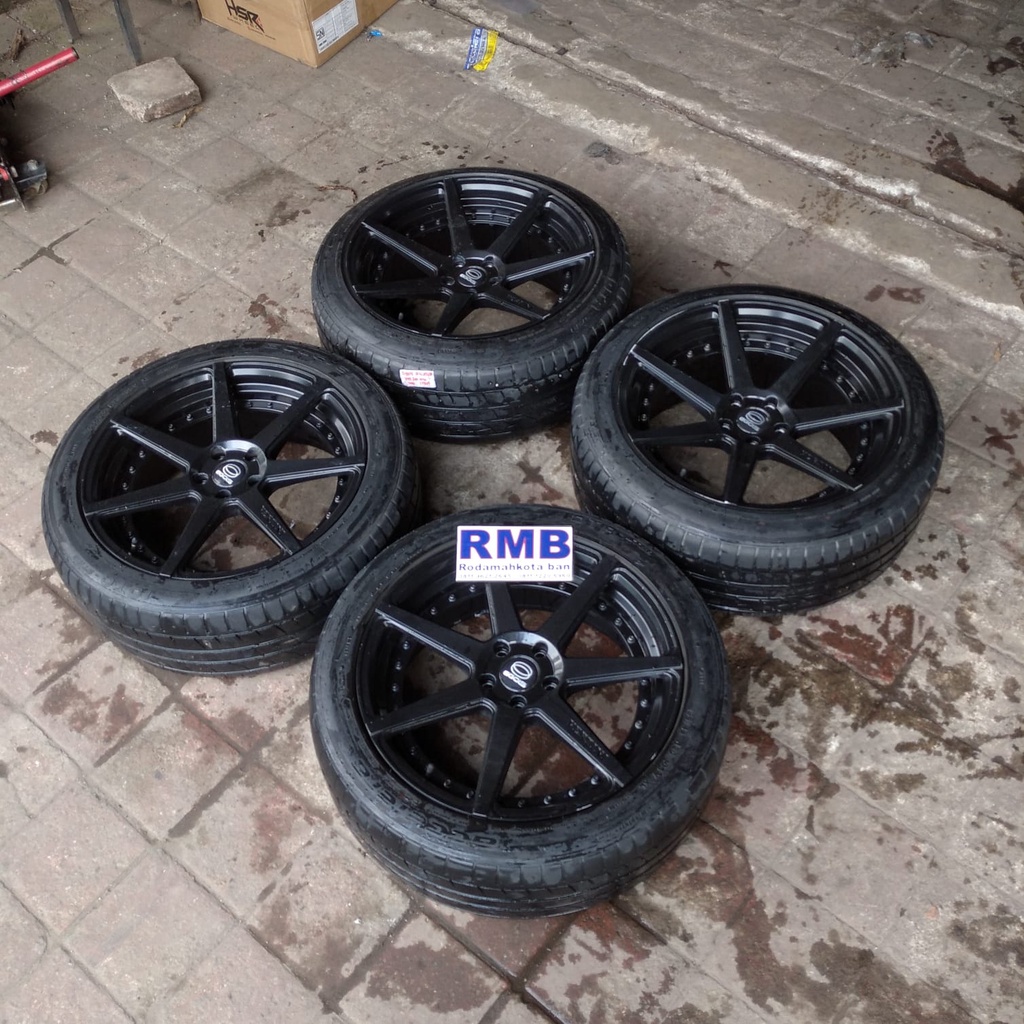 VELG BEKAS COPOTAN MOBIL SEKEN MODEL EGOIS RING 20 LEBAR 8,5 DAN 9,5 BAUT 5 PCD 114 ET 45 DAN 40 + B