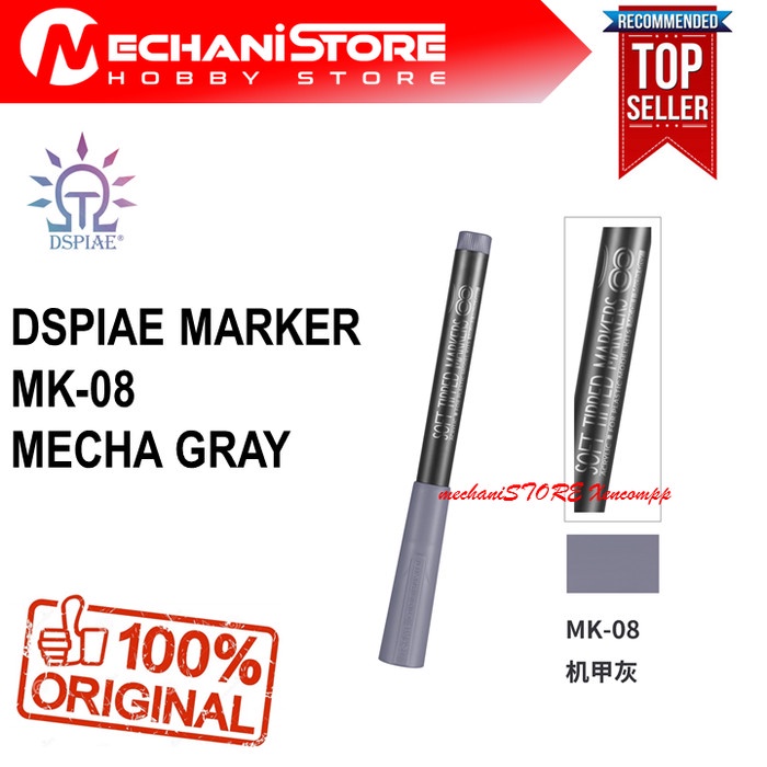 DSPIAE SOFT TIPPED MARKER MECHA GRAY MK-08 - ALTERNATIF GUNDAM MARKER