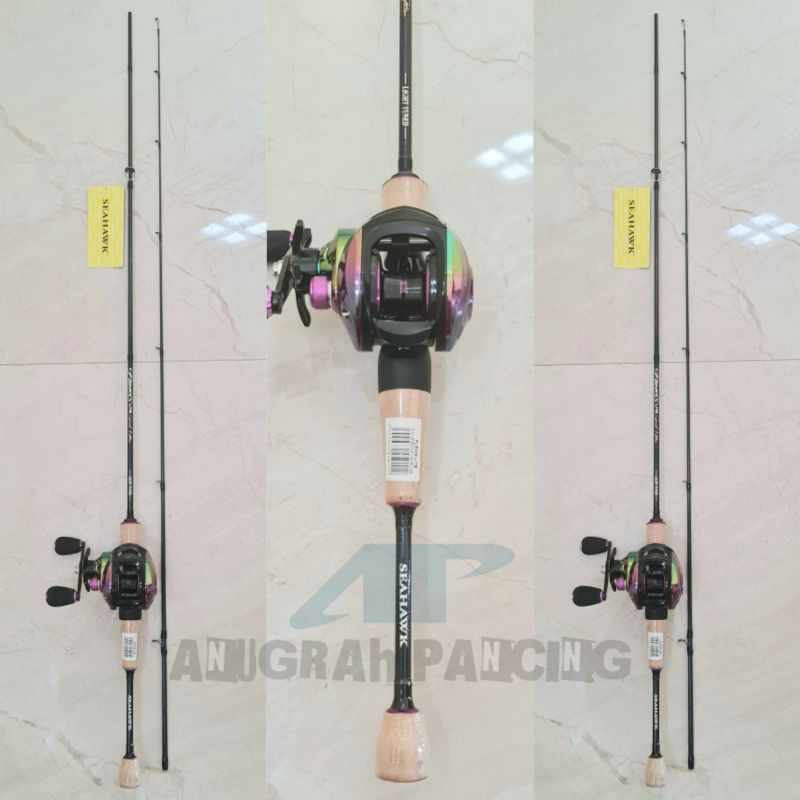 SET ALAT PANCING BAITCASTING ULTRA LIGH SIAP PAKAI