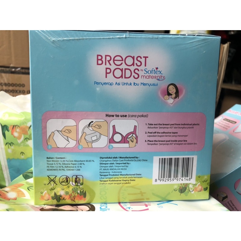 BREAST PADS Softex 50 Pads Penyerap ASI