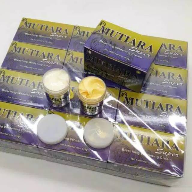 Lusinan / paket cream mutiara ungu bleaching whitening cream