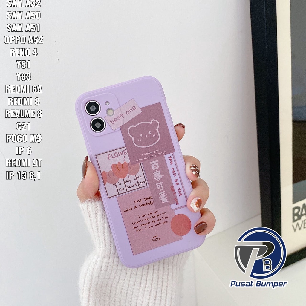 SS076 SOFTCASE Oppo A15 A15S A16 A37 Neo 9 A57 A39 A71 A83 A9 A5 A52 A92 A53 A33 A54 A74 A31 A8 A1K 2020 A36 A76 A55 PB1103-6