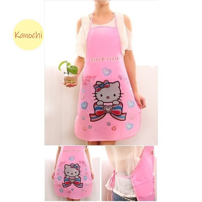 Celemek Masak Anti Air Celemek Masak Water Prof Karakter Lucu