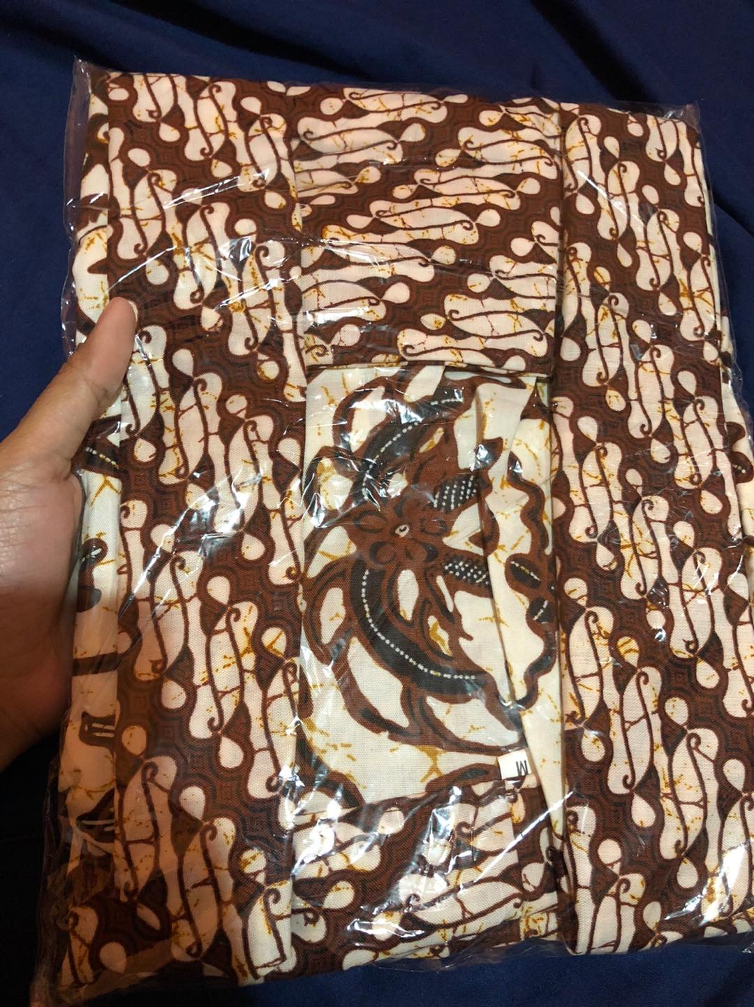 Couple Blus Batik Peplum Wahyu Sogan Sarimbit Atasan Batik Modern Casual Kerja Seragam Kantor