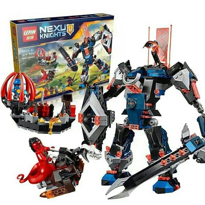 Lego Kw Nexo Knights The Black Knights Mech Lepin 14023