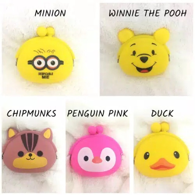 `ღ´ PHINKL `ღ´ Dompet koin murah silikon tempat uang untuk anak dewasa awet