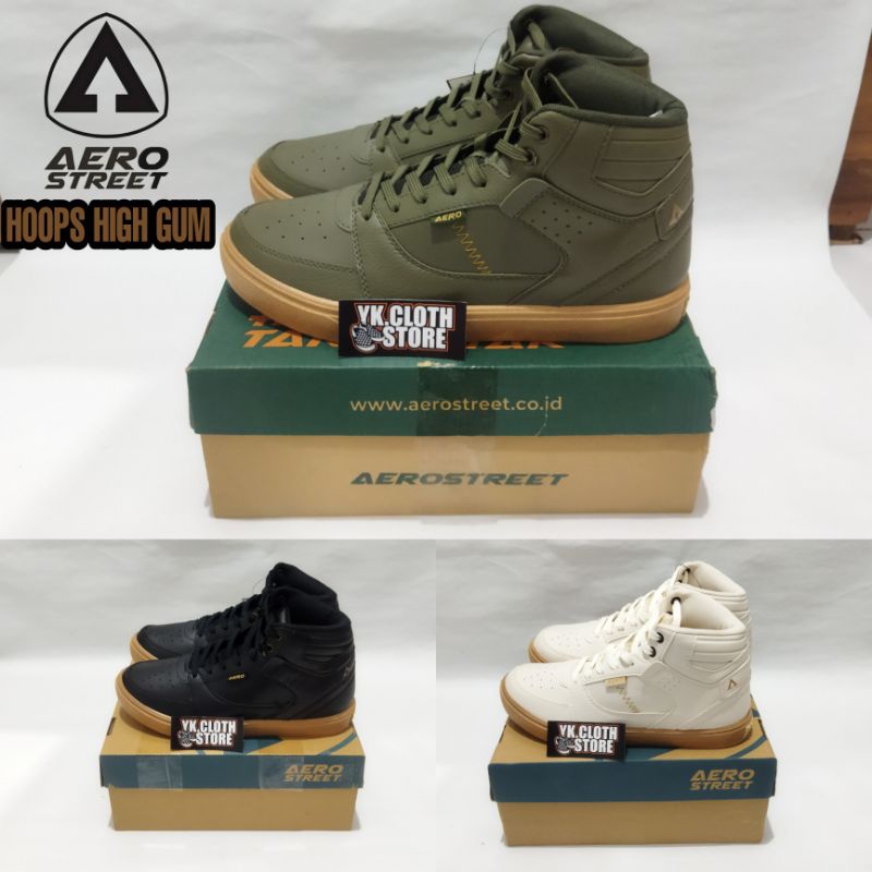 Aerostreet Hoops Gum Series Original BNIB | Sepatu Sneaker Casual Pria Wanita