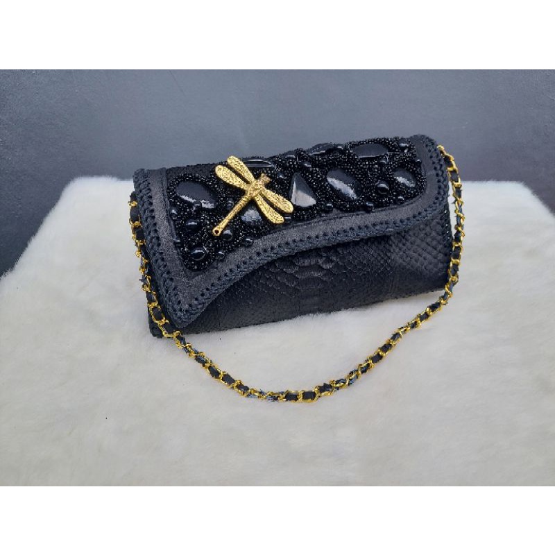 Tas Pesta Kulit Ular Piton / Souvenir Nikah / Cinderamata / Perlengkapan Lamaran