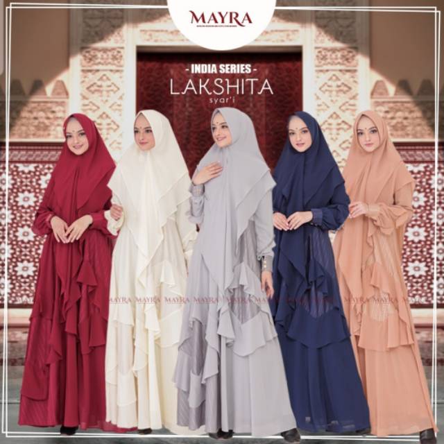 Mayra/India Series/Gamis Syari Lakshita By Mayraj