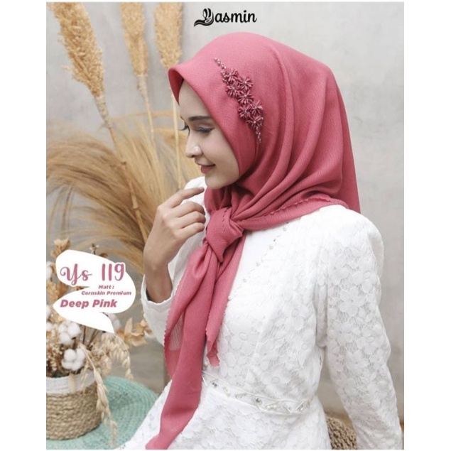 Hijab Segiempat Kekinian/Hijab Premium/Yasmin Hijab Ys 119