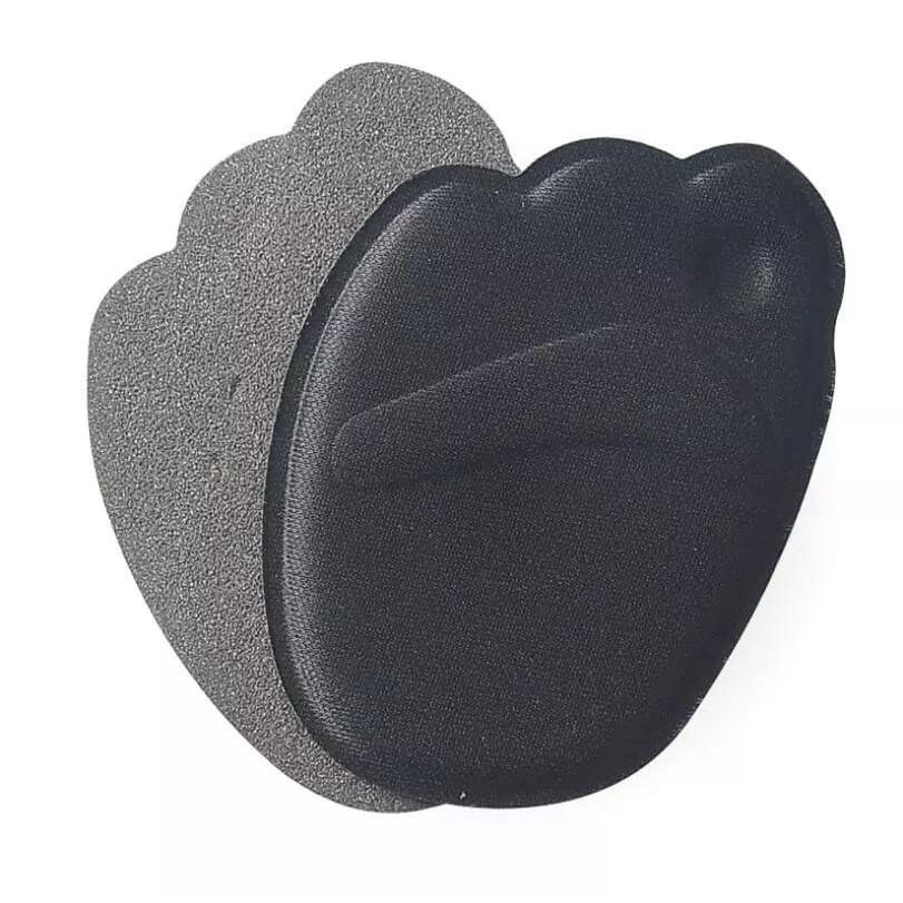 1 Pasang Ganjalan Sepatu Kebesaran /  Pengganjal Sepatu / Insole Sepatu / Sol Ganjal Sepatu-INSOLE DEPAN HITAM