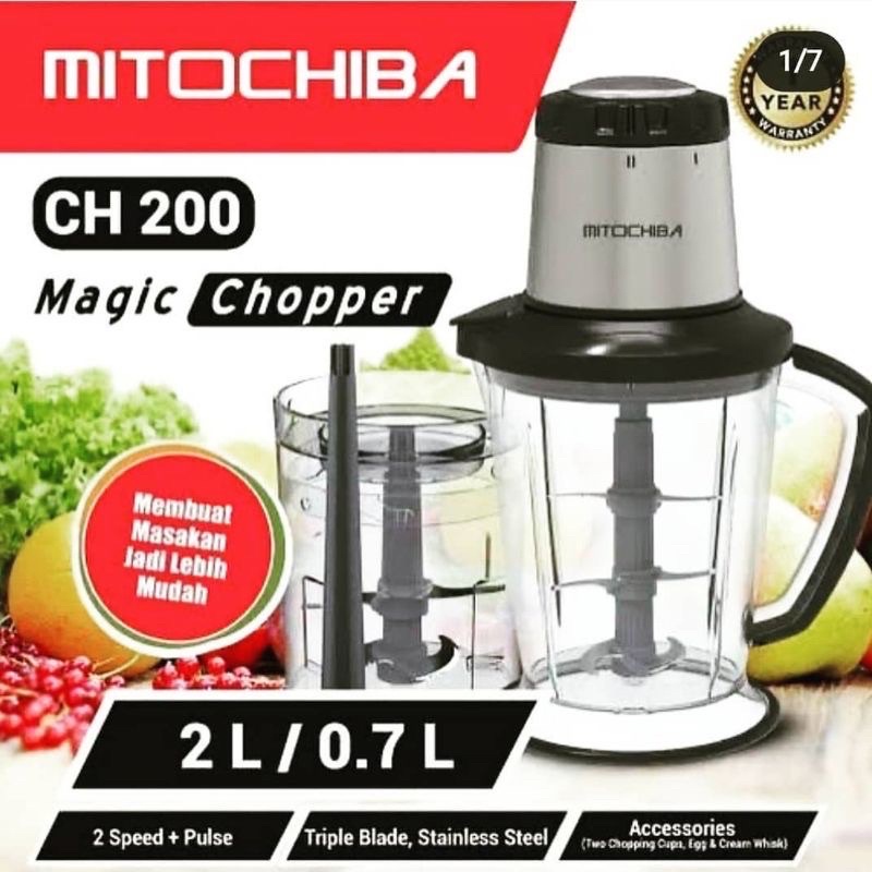 choper mitochiba CH-200 blender serbaguna mitochiba