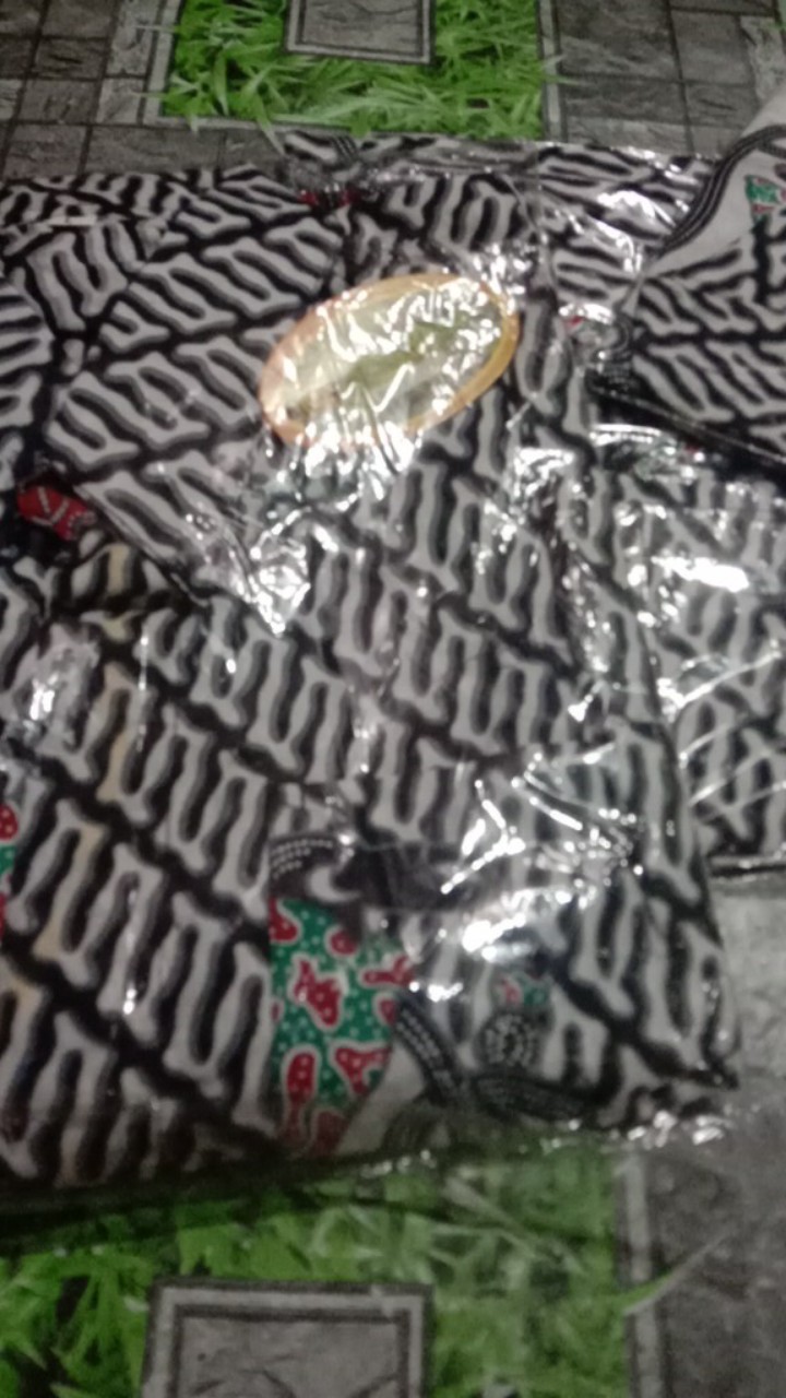 Batik Couple Keluarga Sania Ruffle Ori Ndoro Jowi Dnt Morena