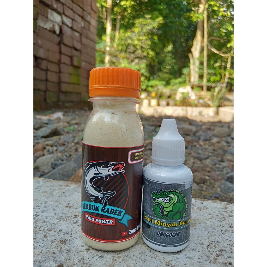 serbuk radek katilayu dan essen minyak buaya asli untuk ikan mas,nila,patin,lele