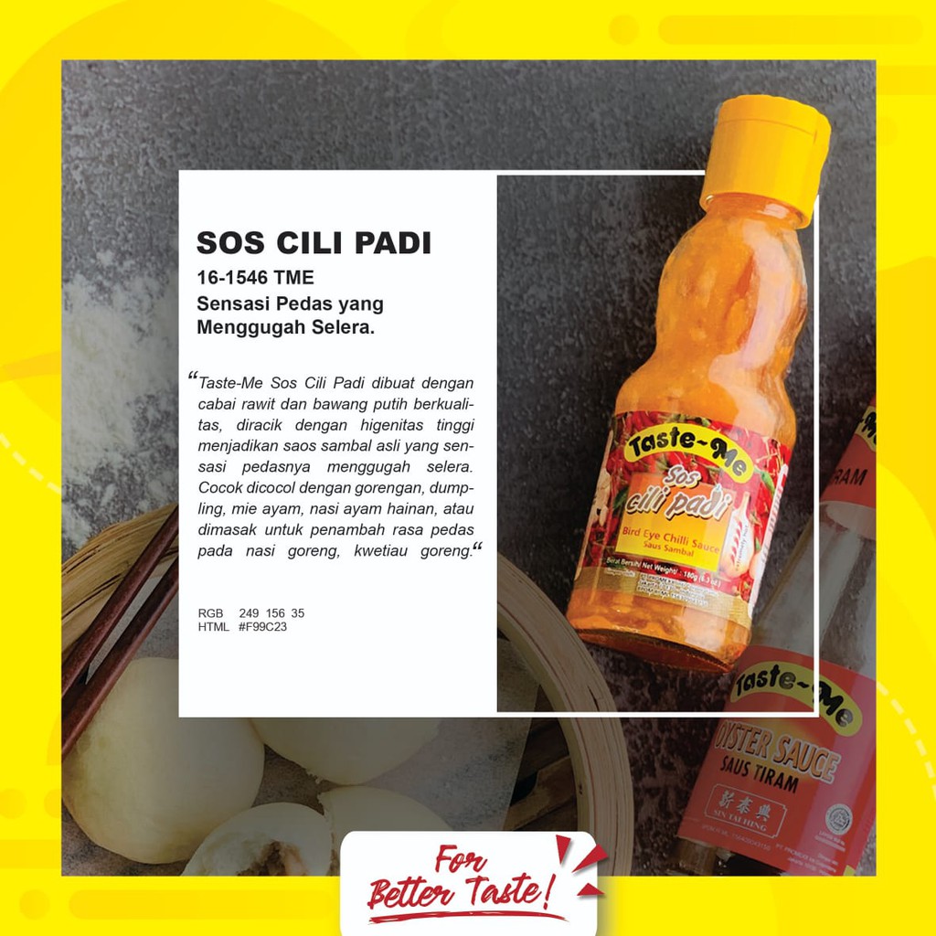 Sos Cili Padi TASTE - ME  [180 g] HALAL