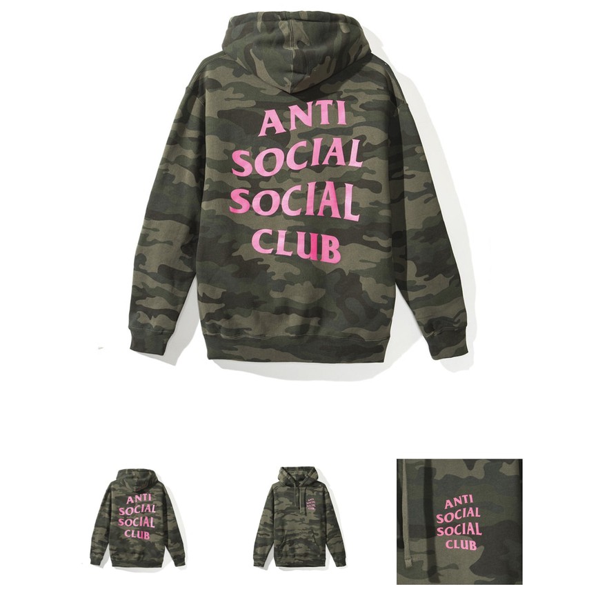 Hoodie Camo Anti social social club ( Break me camo )