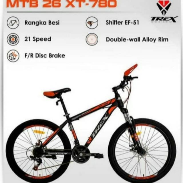 Sepeda MTB TREX 26 Terbaru