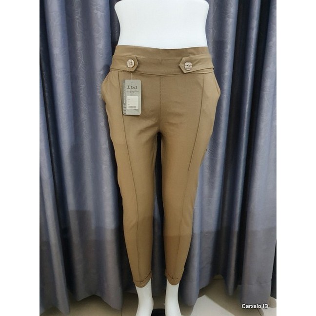  Celana  Baggy  Baggy  Pants  Bahan Kanvas Strecth Uk M L 