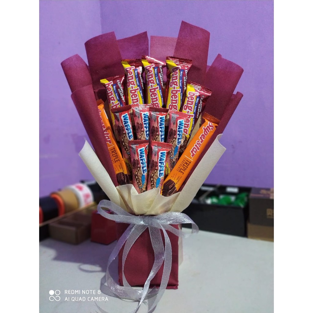 

buket snack murah bingkisan kado ulang tahun buket wisuda
