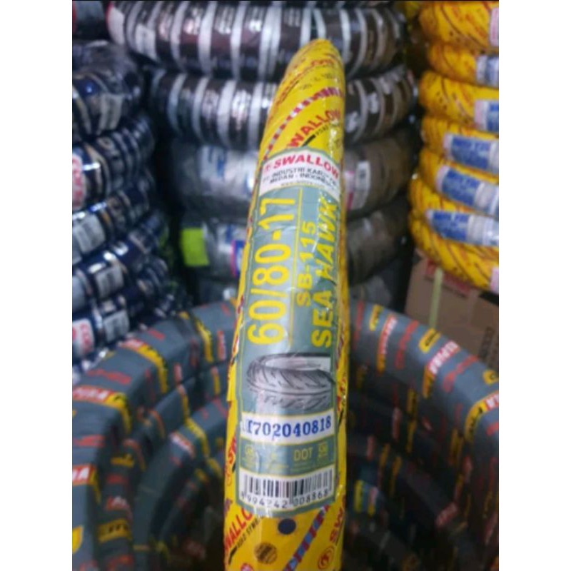 Ban Luar Motor Swallow  60 - 80 ring 17 seahawk sb115 ukuran 215 - 17 sea hawk sb 115 by Swalow