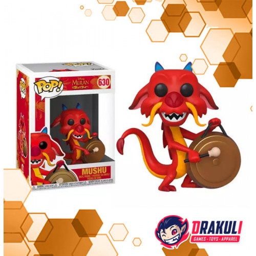 Toys Funko Pop! Disney Mulan - Mushu with Gong