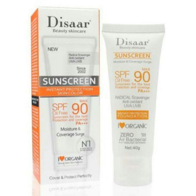 90 Max SPF SUNSCREEN DISAAR 40g