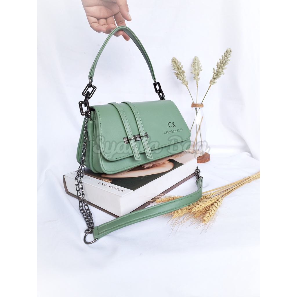 tas wanita  - tas selempang wanita fashion ck terbaru - tas tali rantai
