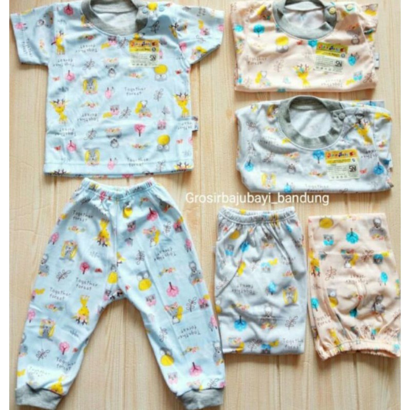 Setelan Pendek Panjang Bayi 3-18 Bulan Airin