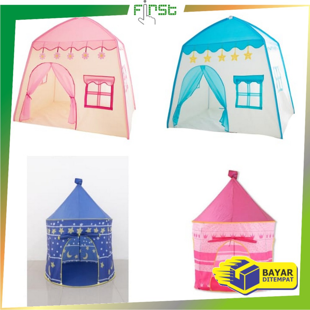 *COD* FH-M128 M129 Mainan Tenda Anak Model Rumah Tenda Castle Anak Mainan Rumah Rumahan Tenda Campin
