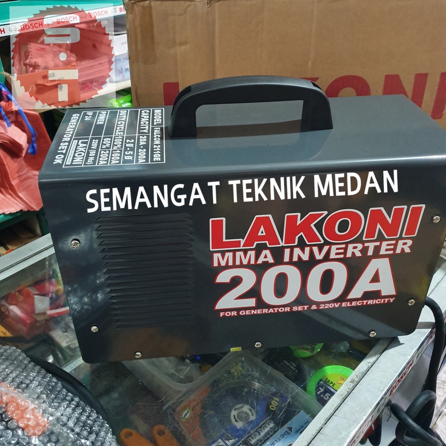 LAKONI MESIN TRAFO TRAVO LAS GENSET LISTRIK FALCON LAKONI 211GE 211 GE