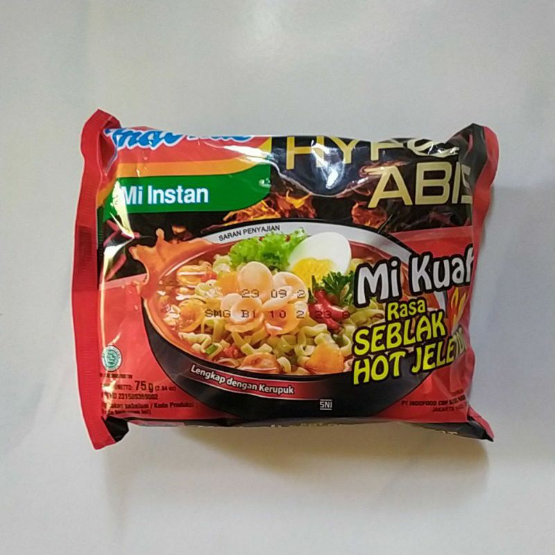 

Indomie Hype Abis Mie Kuah Rasa Seblak Jeletot 75g