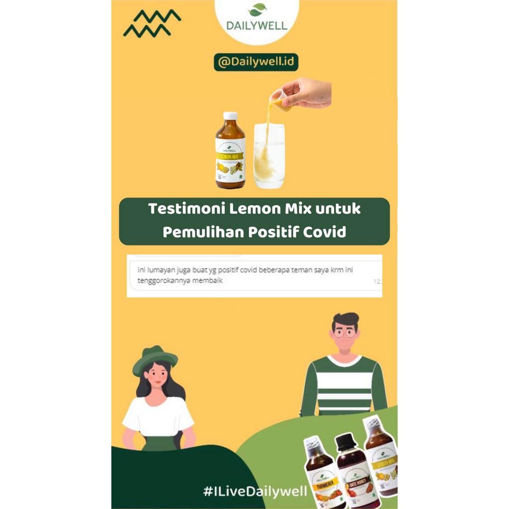 DailyWell | Minuman Kesehatan | Minuman Herbal - Daily Well LEMON MIX  detox