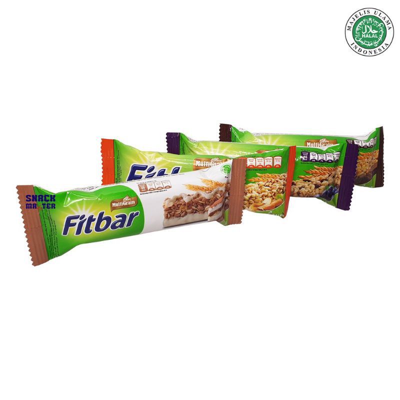 

Fitbar Snack Bar Multigrain Rendah Kalori 22gr