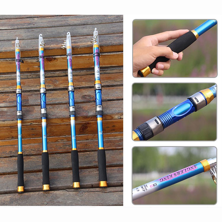 Joran Pancing Portable Telescopic Epoxy Resin 3.0M/7 - Blue--Yuelong