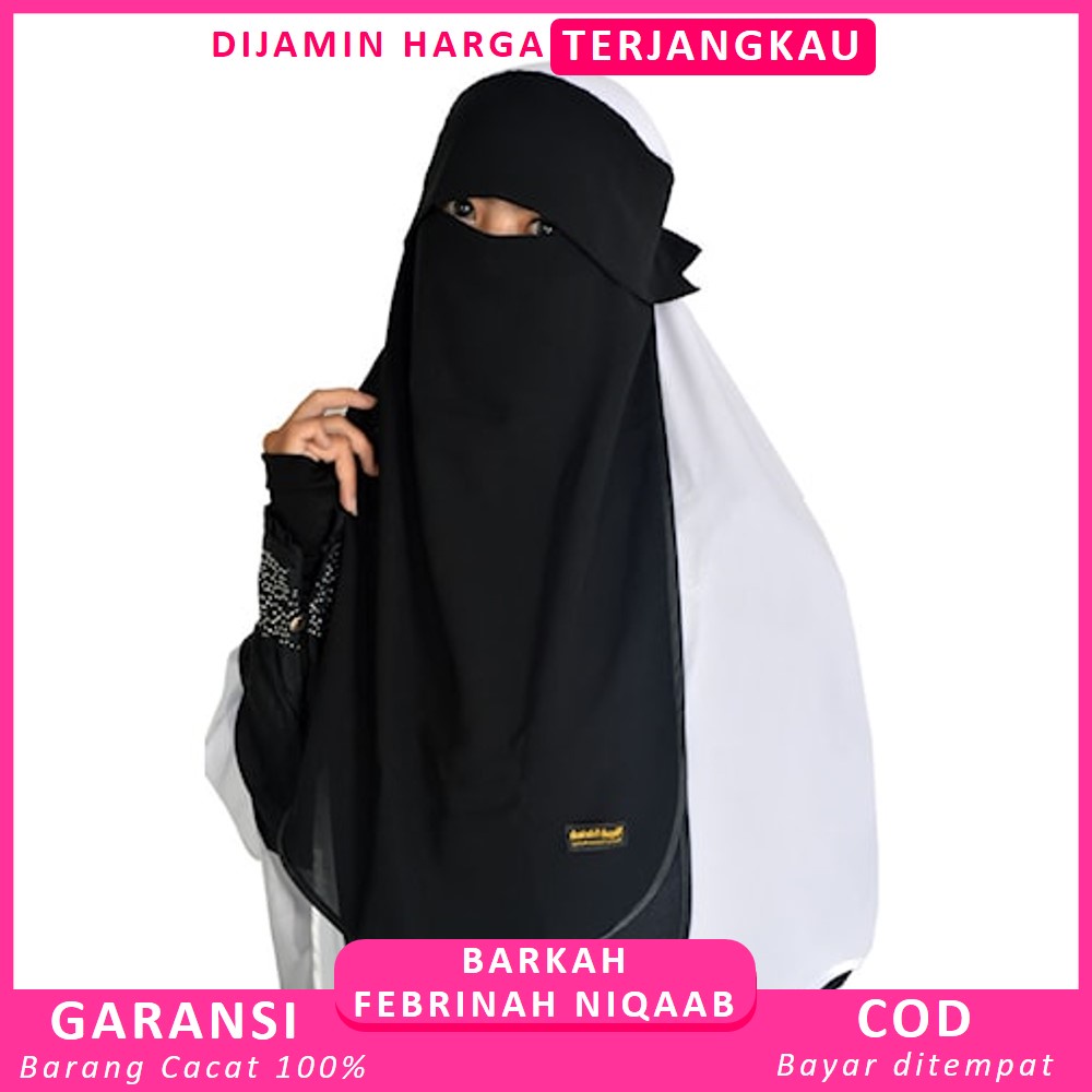 Cadar Niqab Hijab Niqob Jilbab Nikab Nikob Niqop Veil Kerudung Khimar Muslim Saudia Cadar Bandana Po