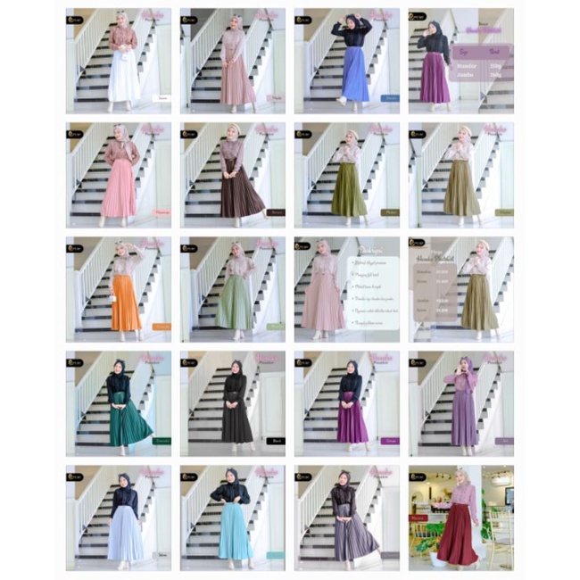 ROK PLISKET EMKA HIJAB