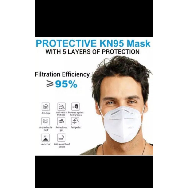 Masker Kn95 5ply Didposable 5 ply kn 95 protective Face Mask N95 N 95