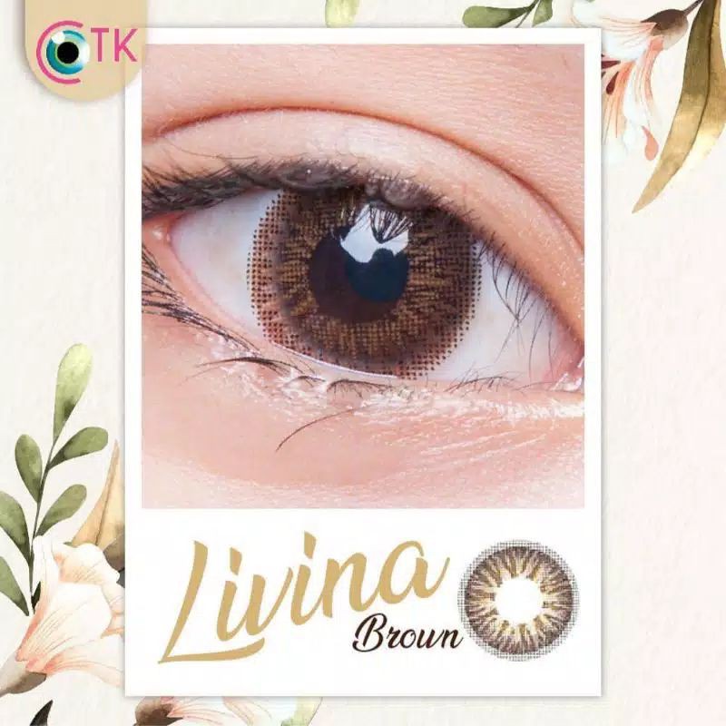 FREE LENS CASE  ORIGINAL SOFTLENS DIAMETER 15 Softlens LIVINA MINUS korea softlens SOFTLENS WARNA MINUS