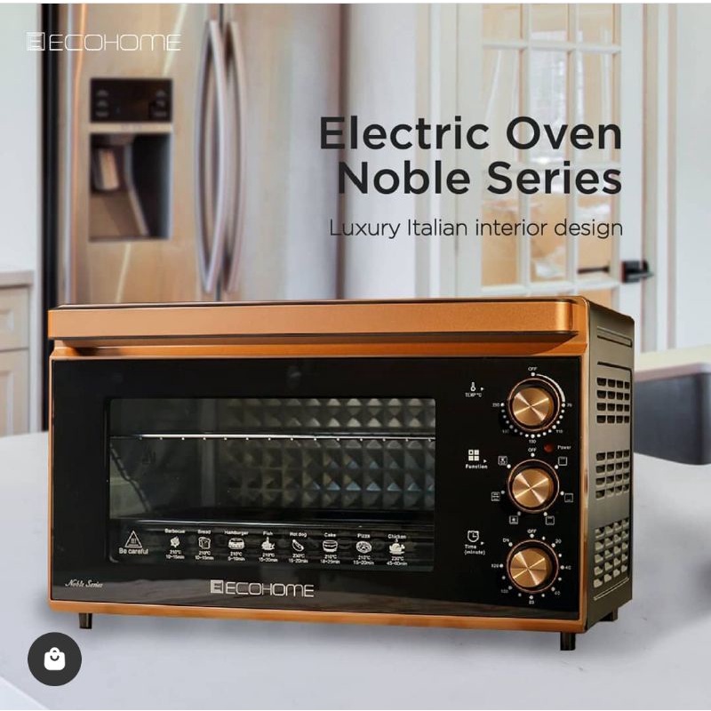 Oven Listrik Ecohome Electric Oven Noble Series 48 L
