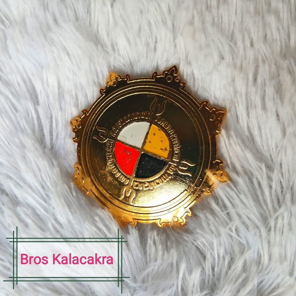 Bros / Pin Kala Cakra Jendro Sastro Premium Kuningan sepuh Emas