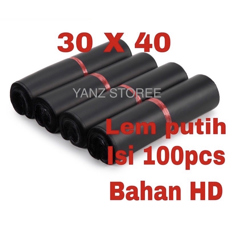 YS - plastik polymailer packing olshop ada lem HD 30x40cm