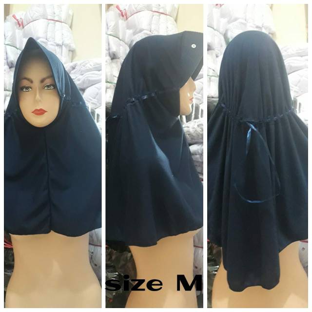 JILBAB ANAK SEKOLAH SD SMP SMA SERUT PITA ATAS HEMY MUSLIMAH POLOS TERLARITERMURAH rabbani KW