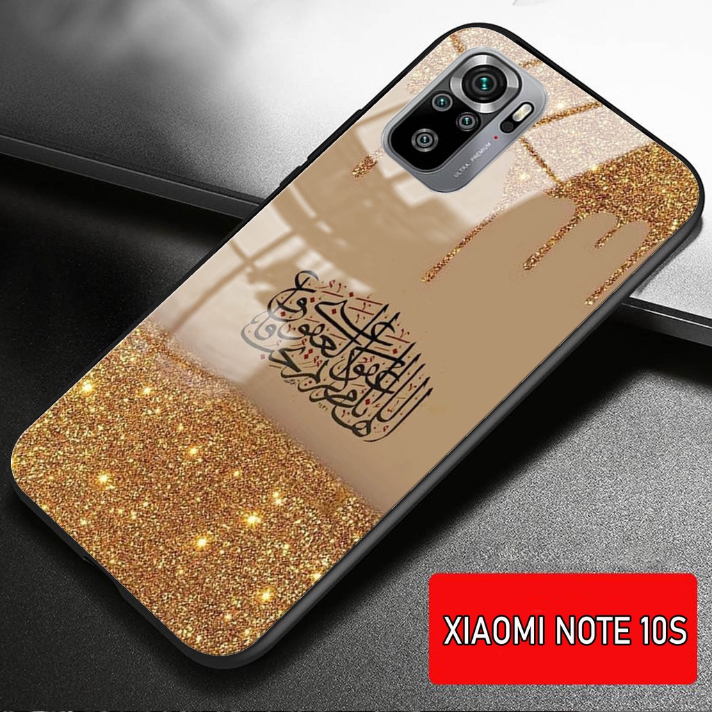 Softcase Glass Kaca XIAOMI REDMI NOTE 10 S - Casing HP XIAOMI REDMI NOTE 10 S [ S20].